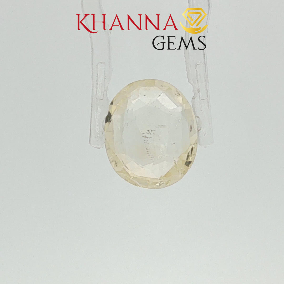 5.73/ CT  Natural Yellow Sapphire with Govt Lab Certificate-13246D54236