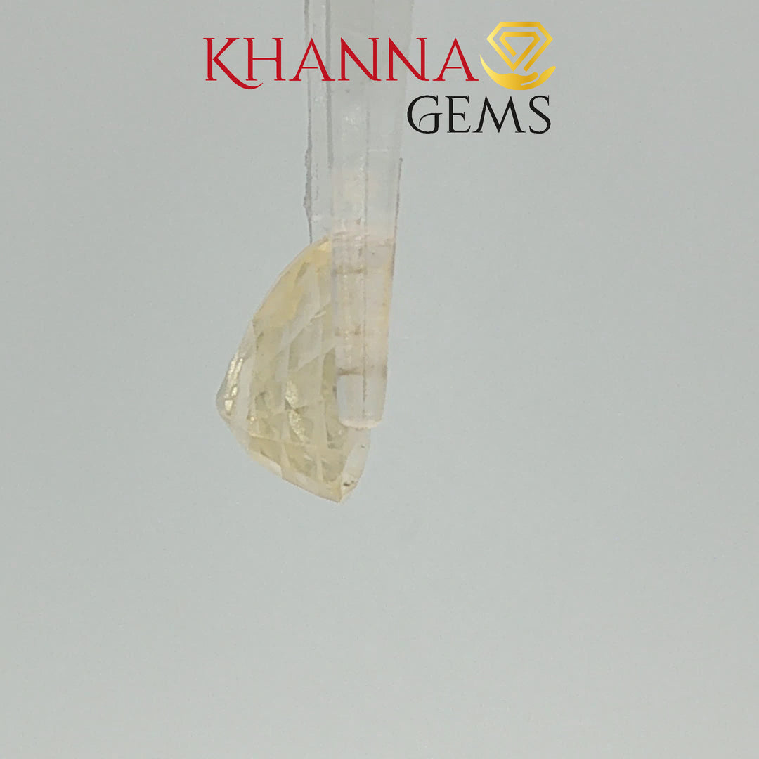 4.54/CT Natural Yellow Sapphire with Govt Lab Certificate-96900