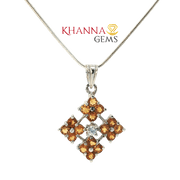 7.60/GM Royal Yellow Topaz Pendant - N0026