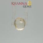 Load image into Gallery viewer, 3.68/CT Natural Yellow Sapphire with Govt Lab Certificate-113391