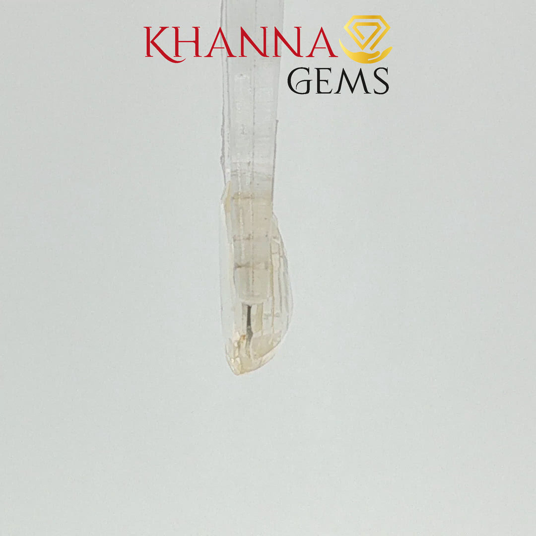 3.52/CT Natural Yellow Sapphire with Govt Lab Certificate-101557