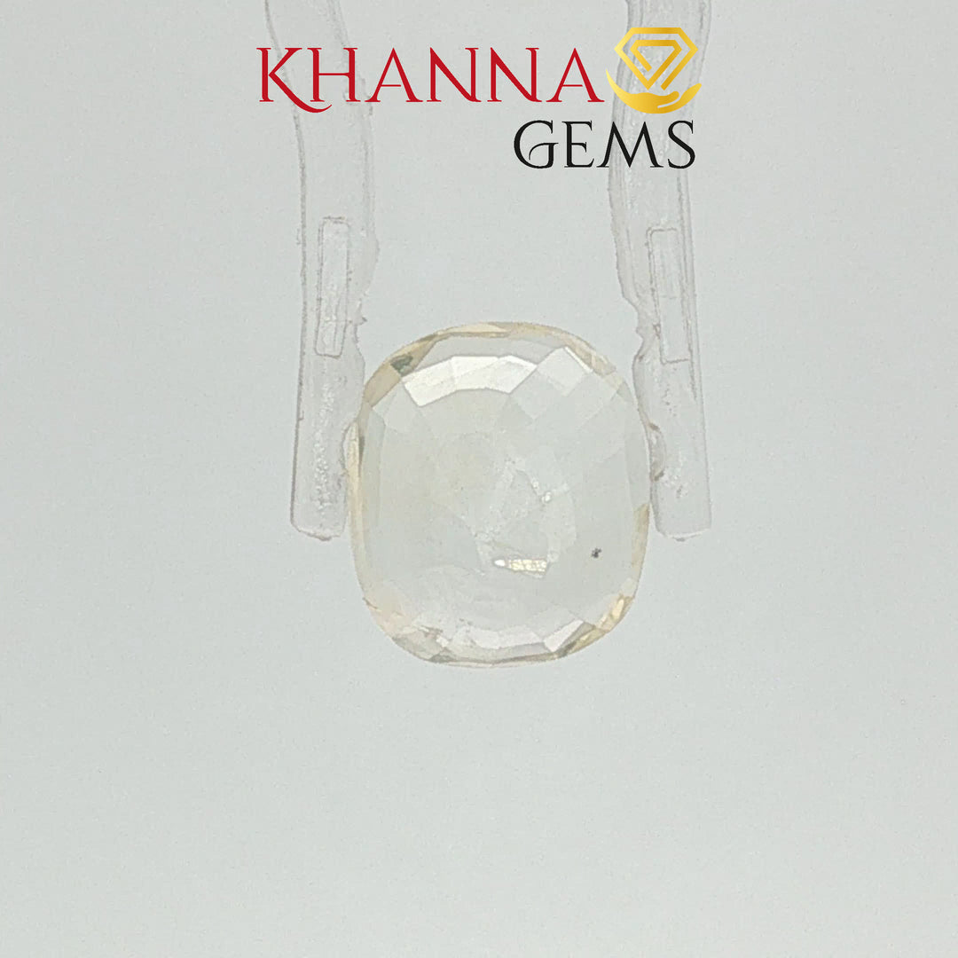 3.52/CT Natural Yellow Sapphire with Govt Lab Certificate-101557
