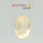 Load image into Gallery viewer, 6.40/CT Natural Yellow Sapphire With Govt Lab Certificate (34410)