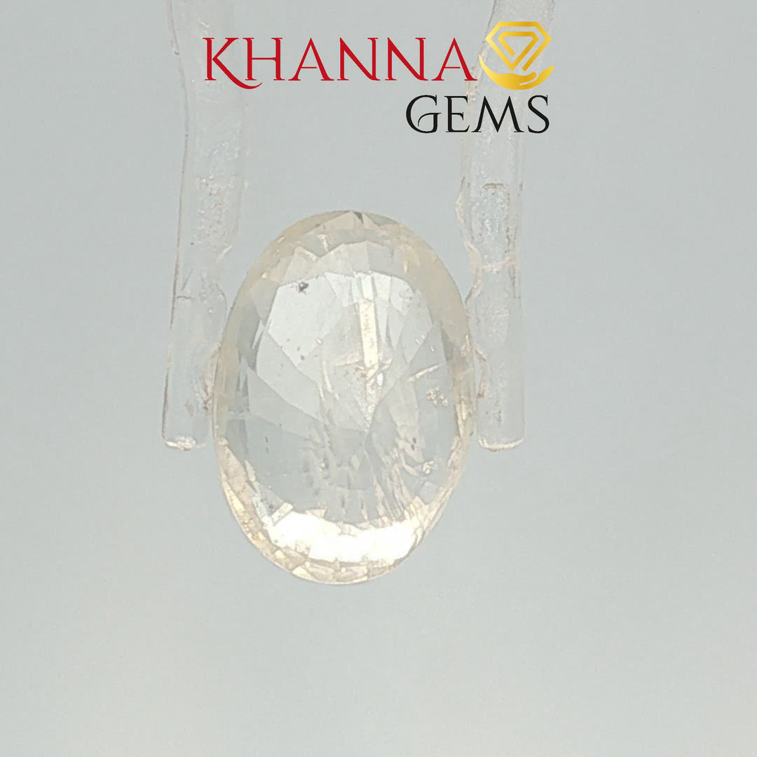 7.27/CT Natural Yellow Sapphire With Govt Lab Certificate-10220D41298