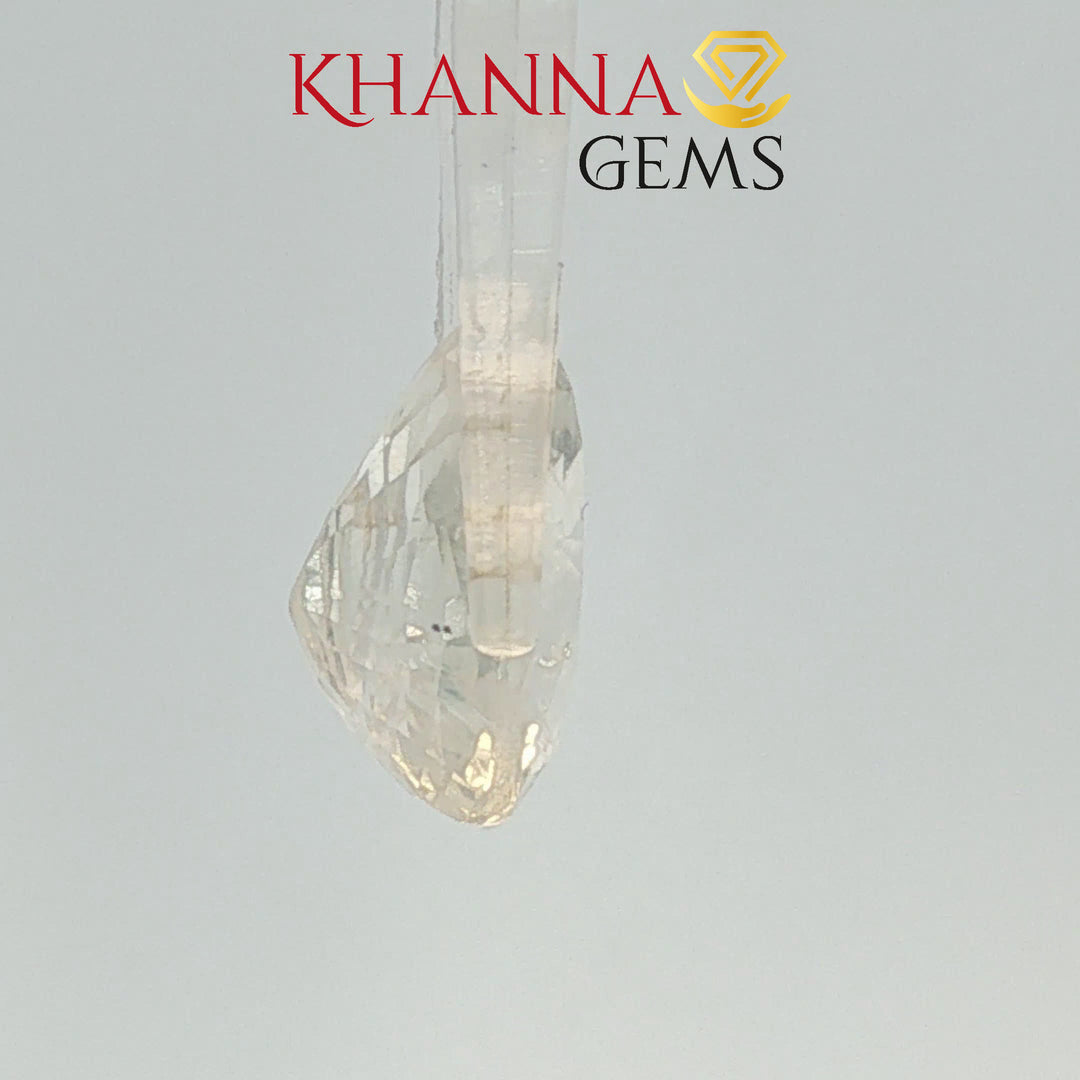 7.27/CT Natural Yellow Sapphire With Govt Lab Certificate-10220D41298