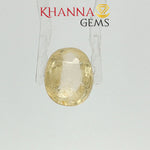 Load image into Gallery viewer, 5.64/CT Natural Yellow Sapphire with Govt Lab Certificate-103077