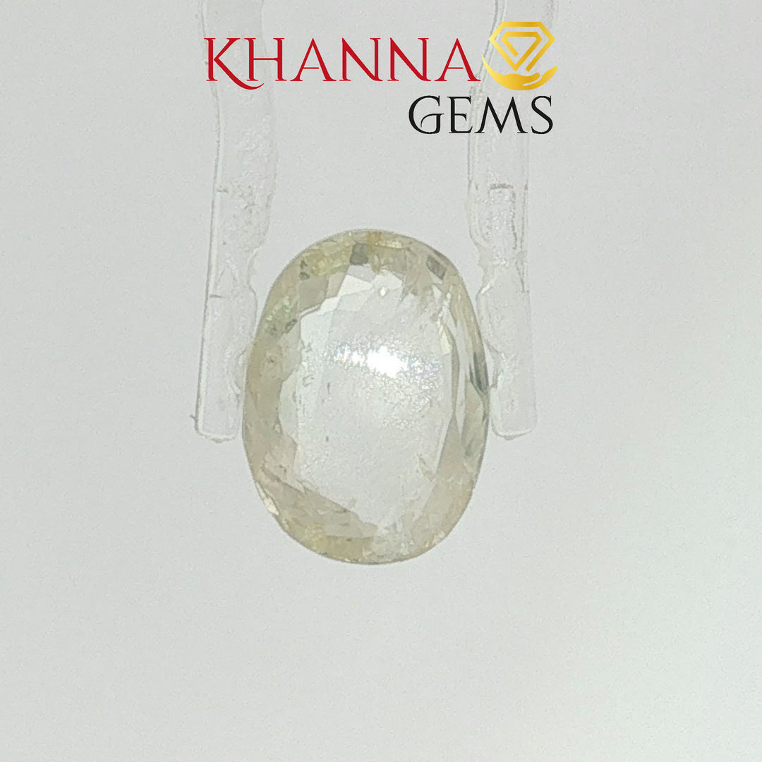 5.45/CT  Natural Yellow Sapphire with Govt Lab Certificate-103188