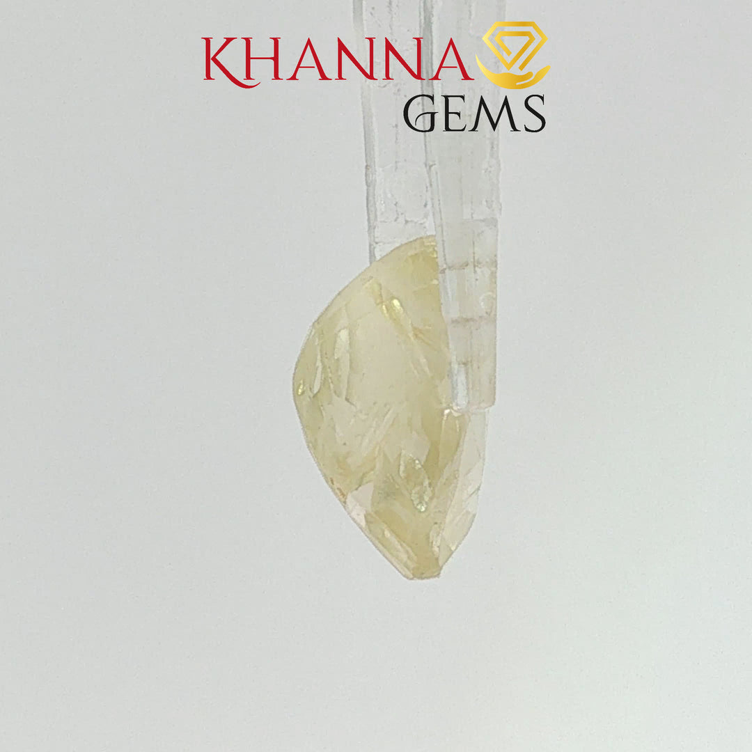 8.32/CT Natural Yellow Sapphire with Govt Lab Certificate-103189