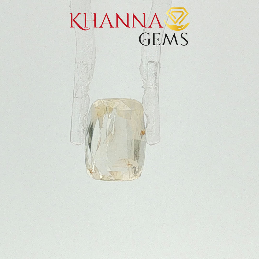3.01/CT  Natural Yellow Sapphire with Govt Lab Certificate-104081