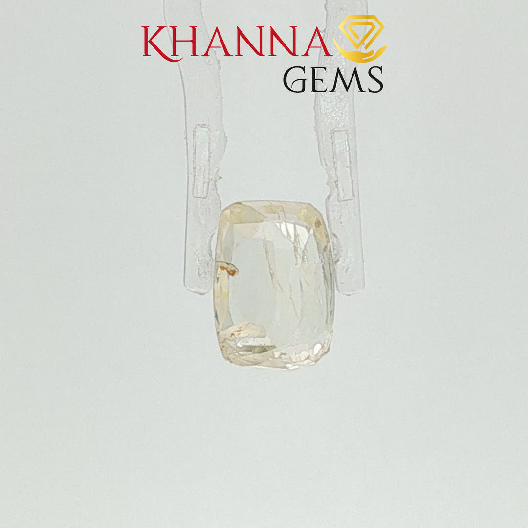 3.01/CT  Natural Yellow Sapphire with Govt Lab Certificate-104081