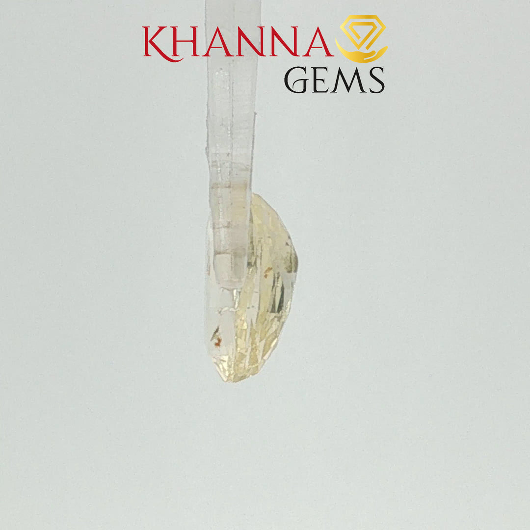 3.45/CT  Natural Yellow Sapphire with Govt Lab Certificate-104090