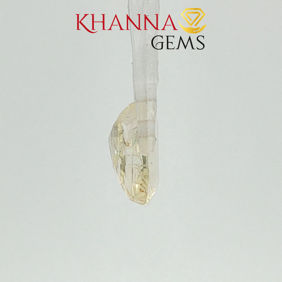 3.45/CT  Natural Yellow Sapphire with Govt Lab Certificate-104090