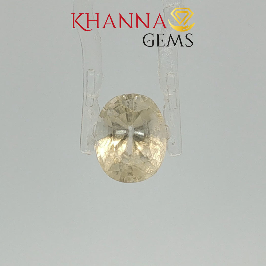 4.99/CT Natural Yellow Sapphire with Govt Lab Certificate-105303
