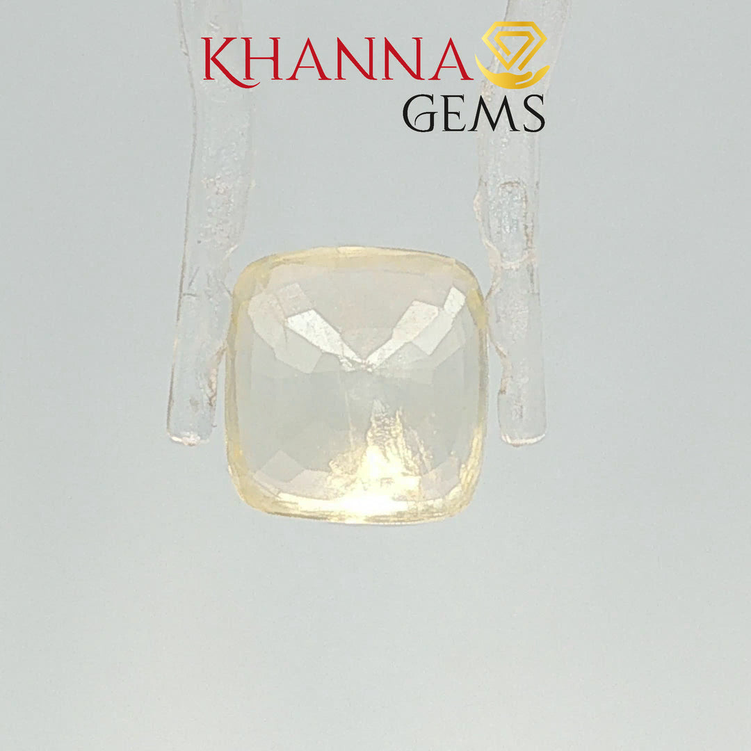 4.86/CT Natural Yellow Sapphire with Govt Lab Certificate-105304