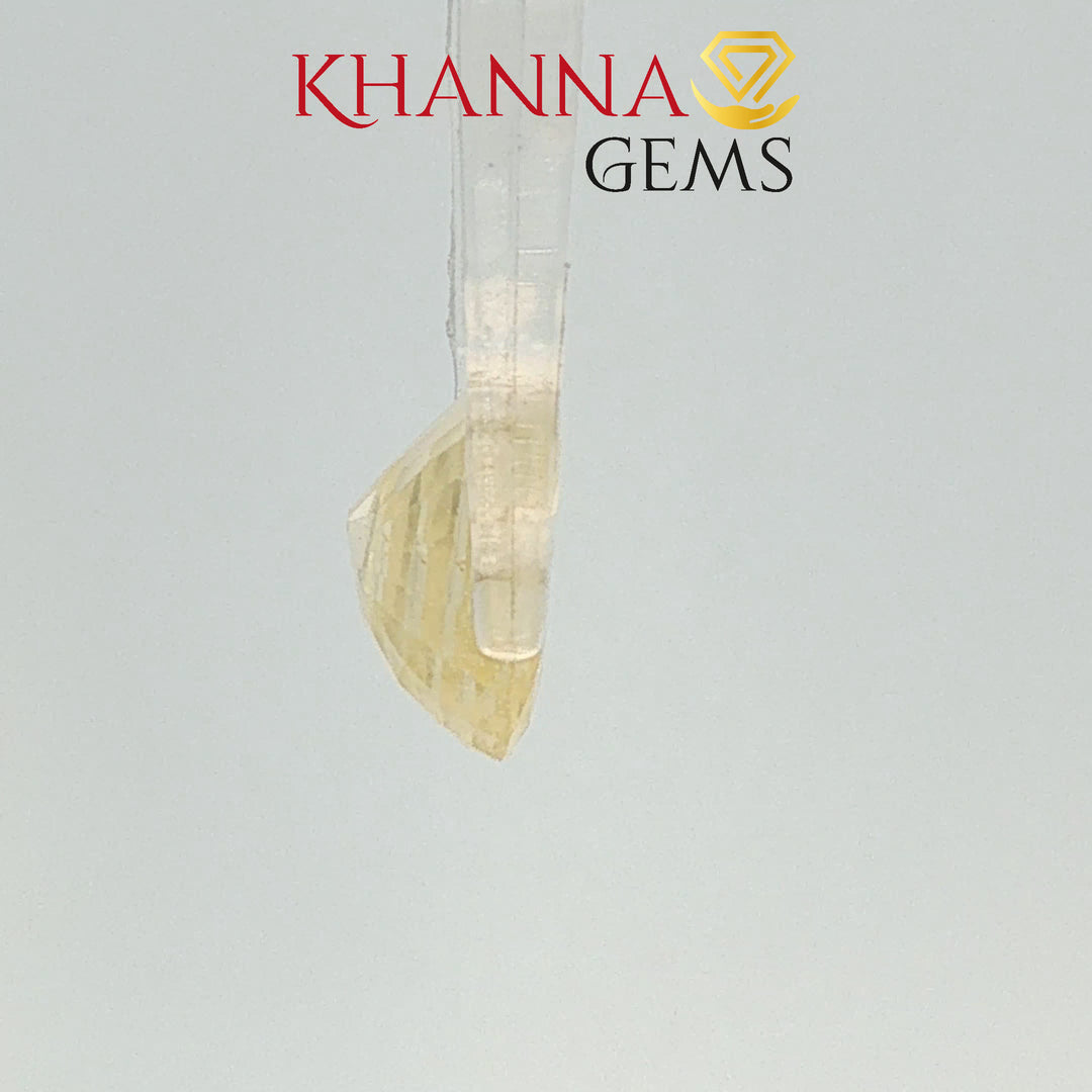 4.86/CT Natural Yellow Sapphire with Govt Lab Certificate-105304