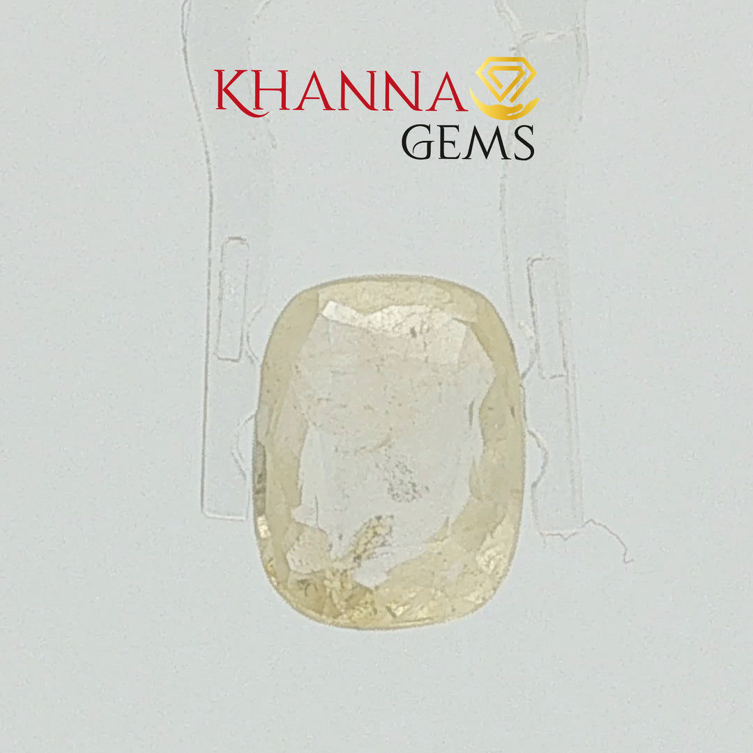 4.81/CT Natural Yellow Sapphire With Govt Lab Certificate (12210)