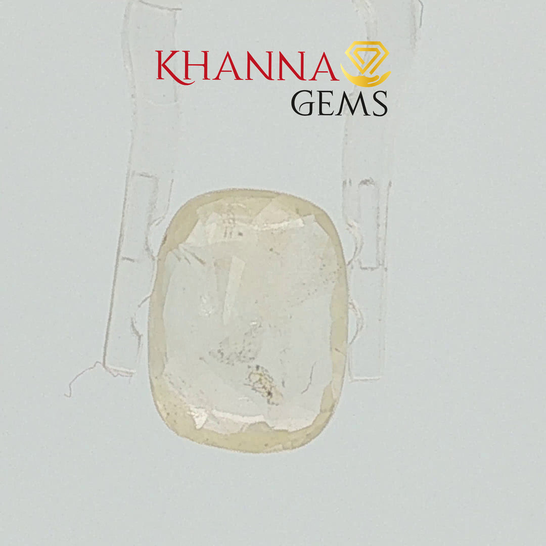 4.81/CT Natural Yellow Sapphire With Govt Lab Certificate (12210)