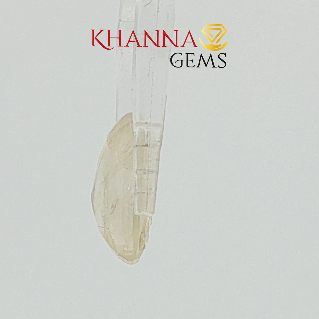 4.81/CT Natural Yellow Sapphire With Govt Lab Certificate (12210)