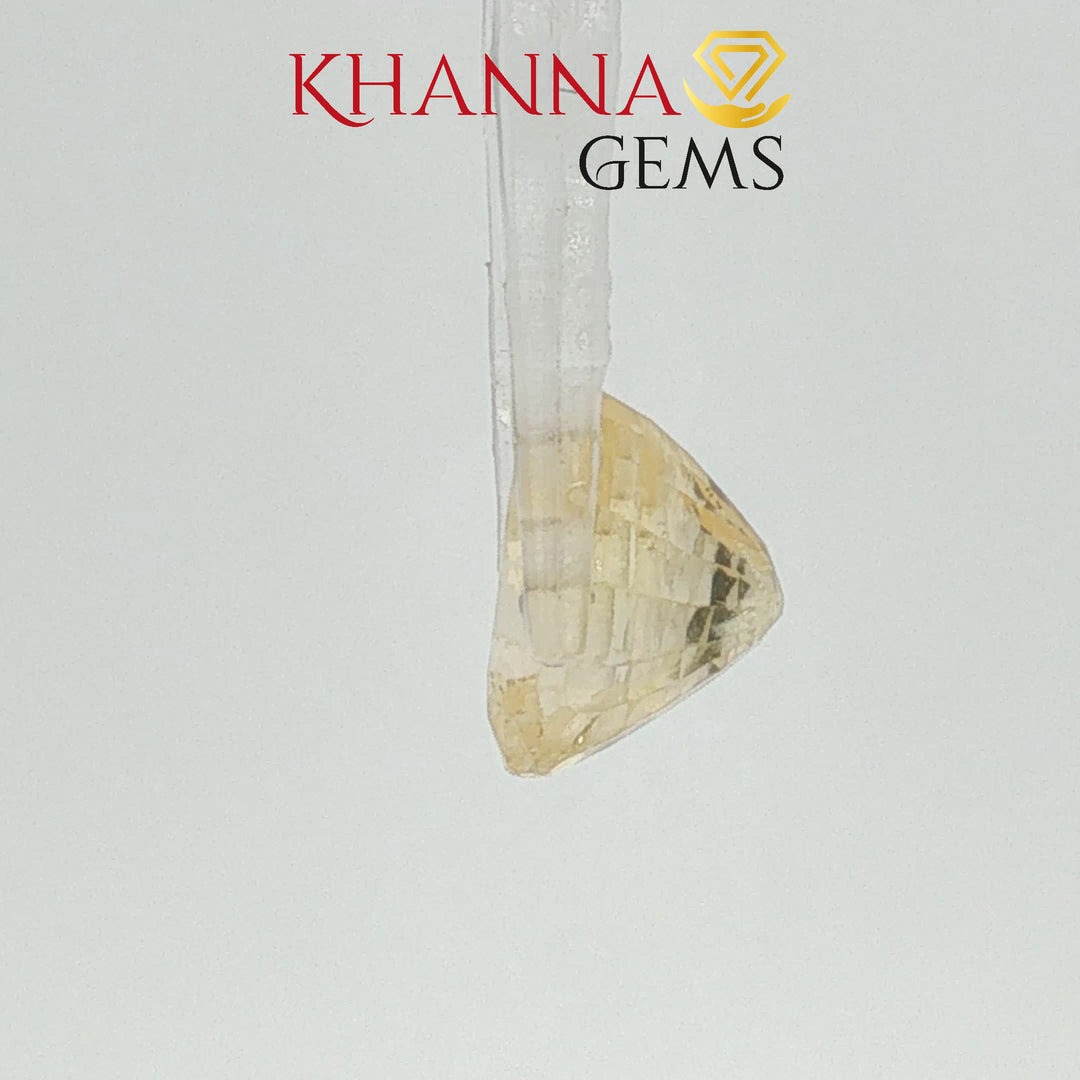 4.97/CT Natural Yellow Sapphire With Govt Lab Certificate-105328