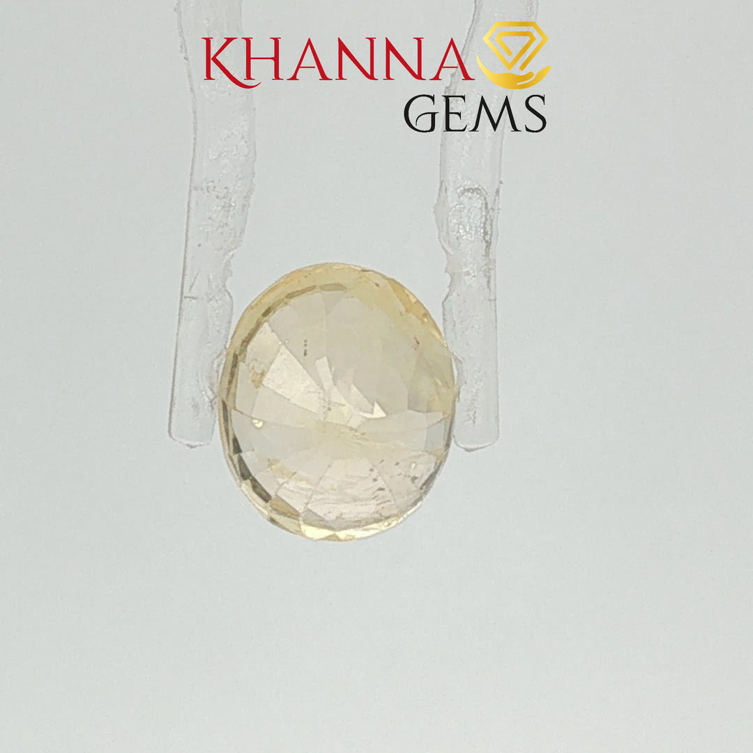 4.97/CT Natural Yellow Sapphire With Govt Lab Certificate-105328