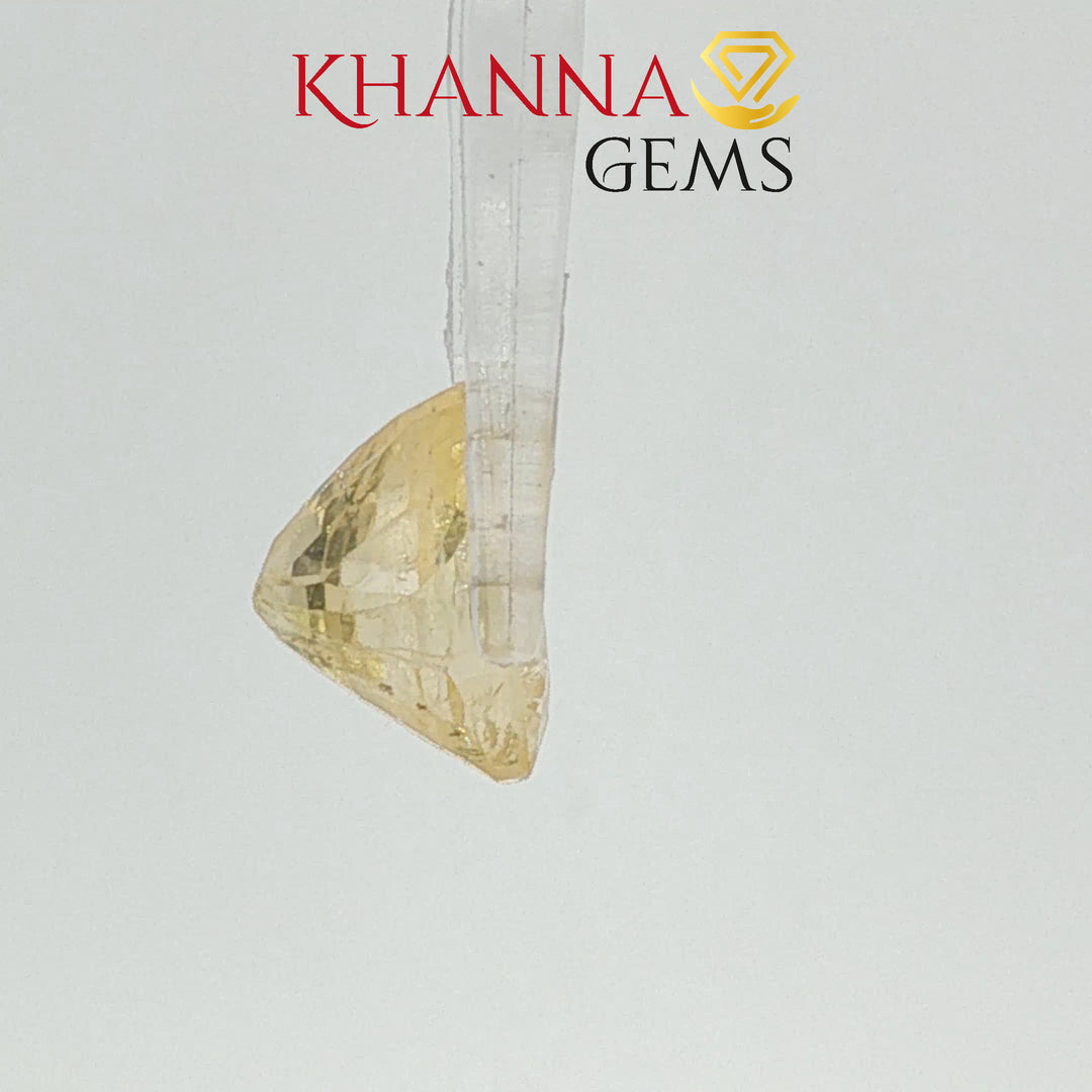 4.97/CT Natural Yellow Sapphire With Govt Lab Certificate-105328