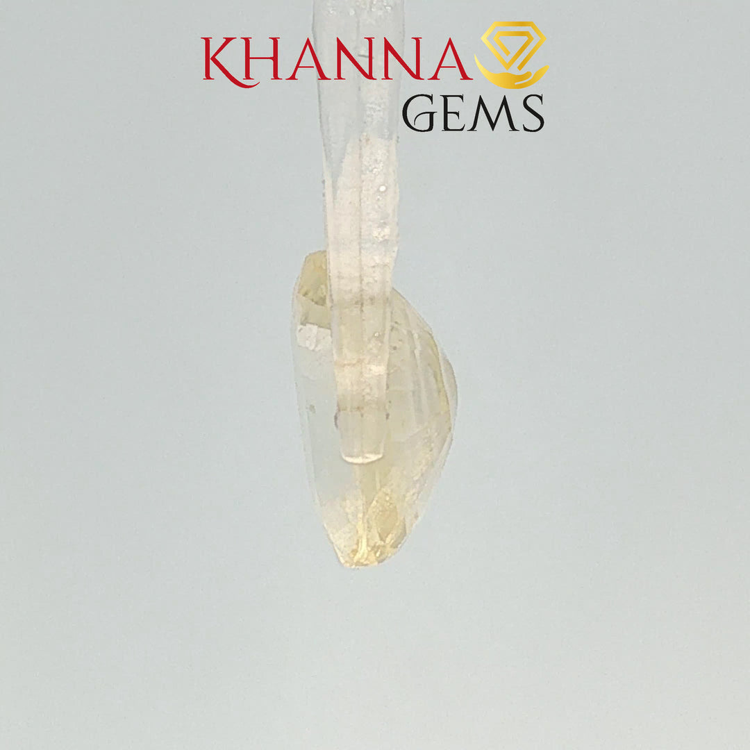 4.76/CT Natural Yellow Sapphire with Govt Lab Certificate-105330