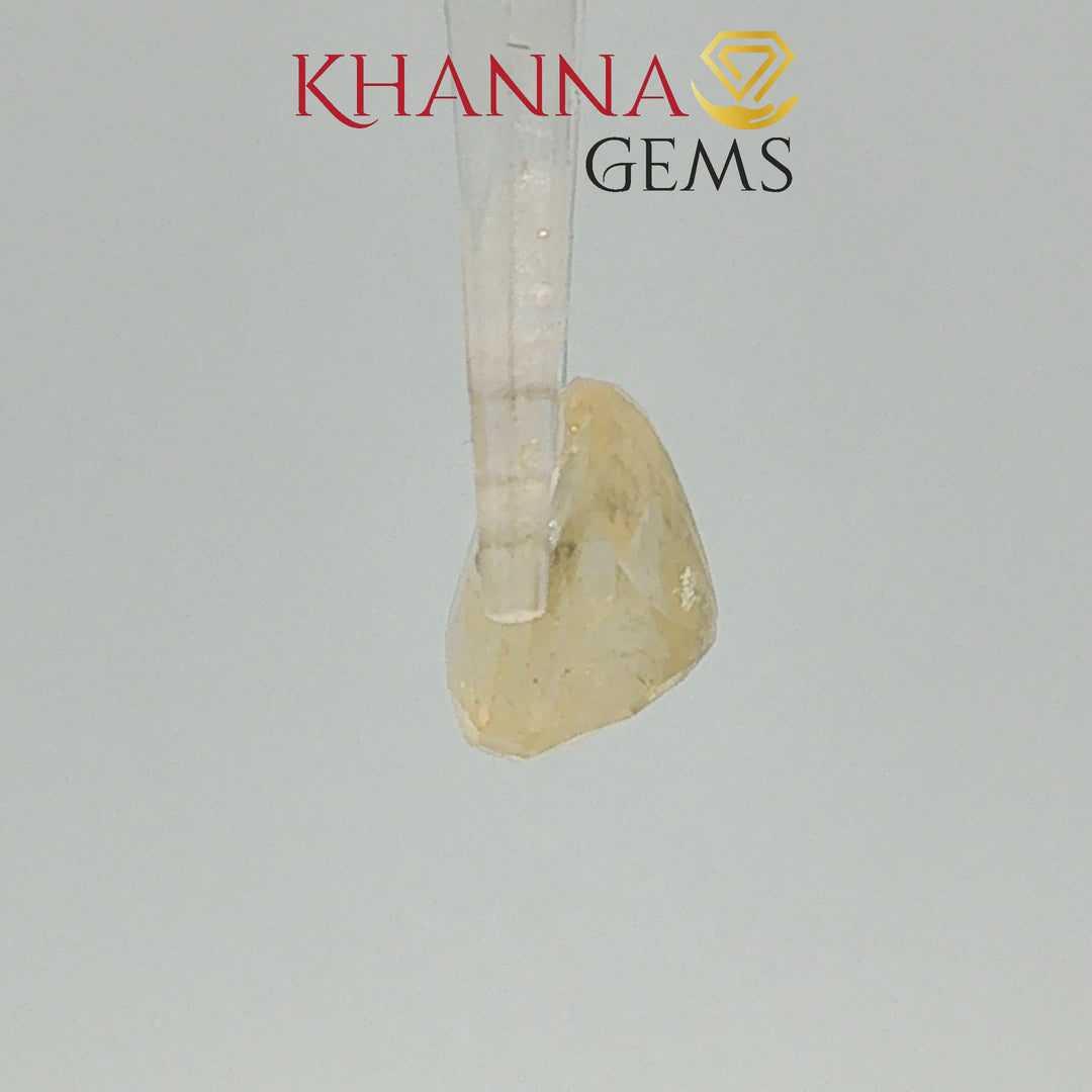 4.94/CT Natural Yellow Sapphire with Govt Lab Certificate-105502