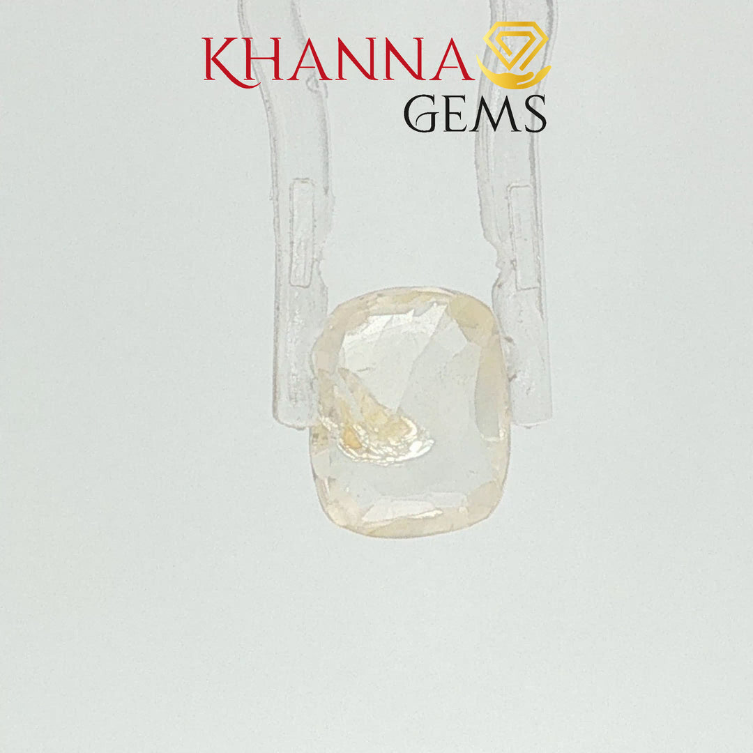 2.85/CT Natural Yellow Sapphire with Govt Lab Certificate-105694