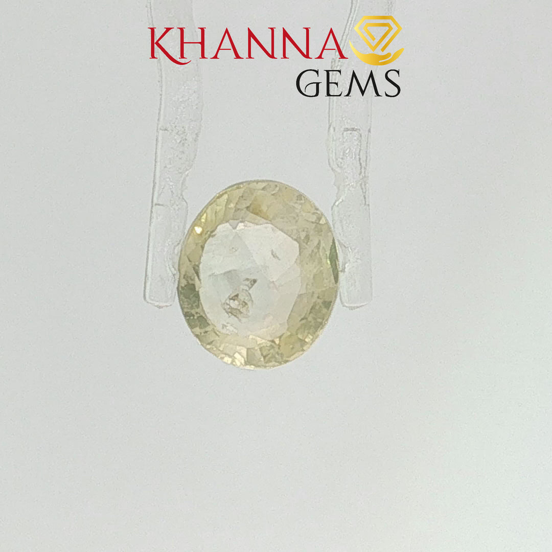 2.91/CT Natural Yellow Sapphire with Govt Lab Certificate-105770