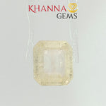 Load image into Gallery viewer, 10.25/CT Natural Yellow Sapphire With Govt Lab Certificate-106376