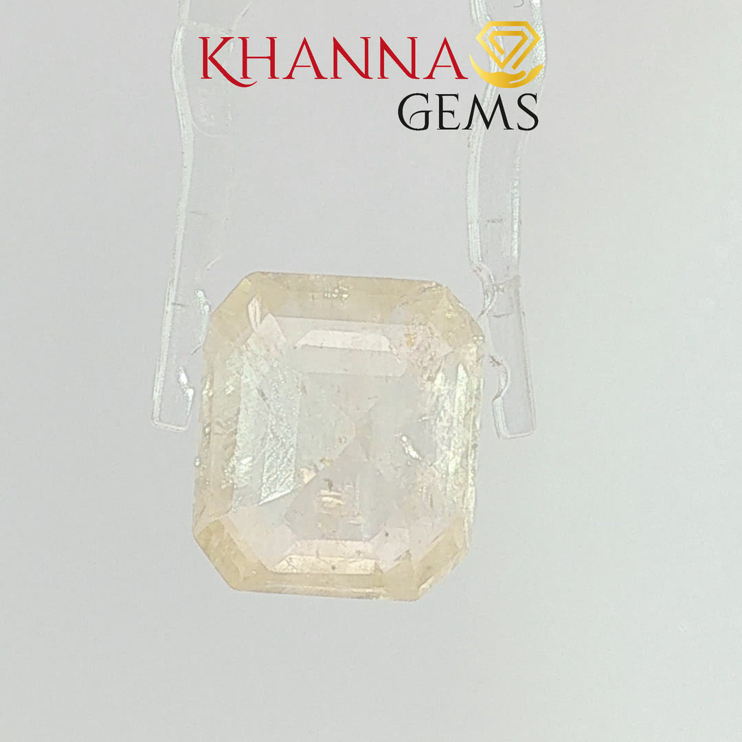 10.25/CT Natural Yellow Sapphire With Govt Lab Certificate-106376