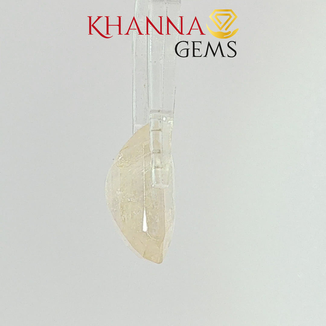10.25/CT Natural Yellow Sapphire With Govt Lab Certificate-106376