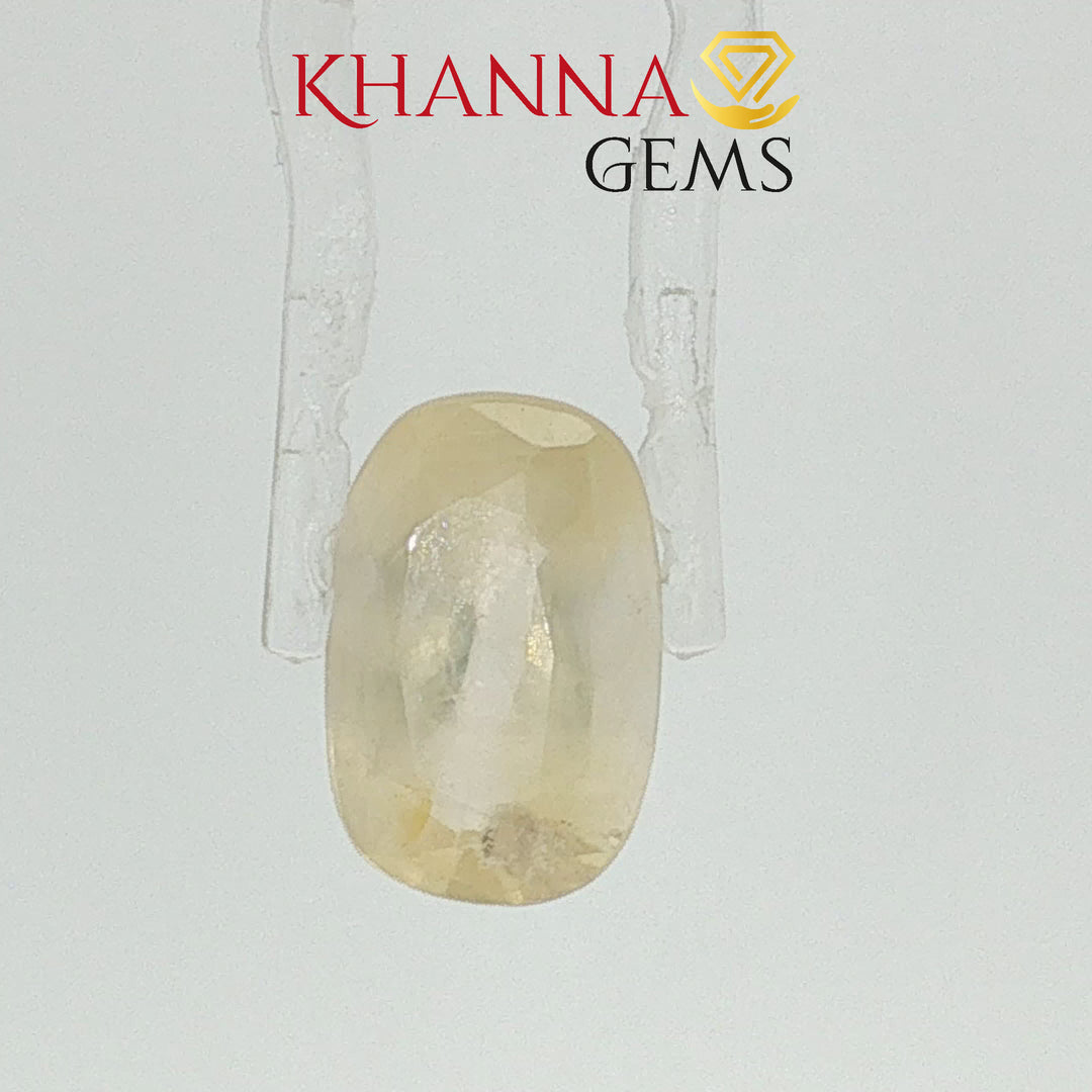 5.79/CT Natural Yellow Sapphire With Govt Lab Certificate-109243