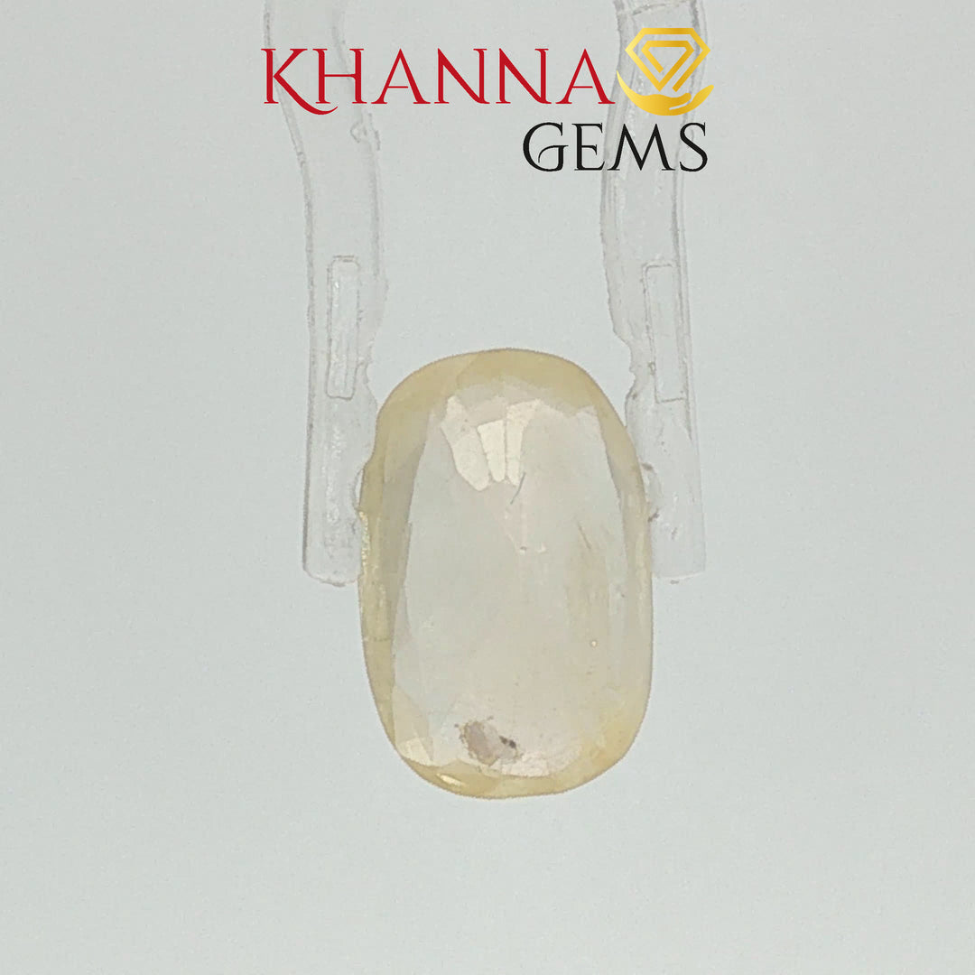 5.79/CT Natural Yellow Sapphire With Govt Lab Certificate-109243