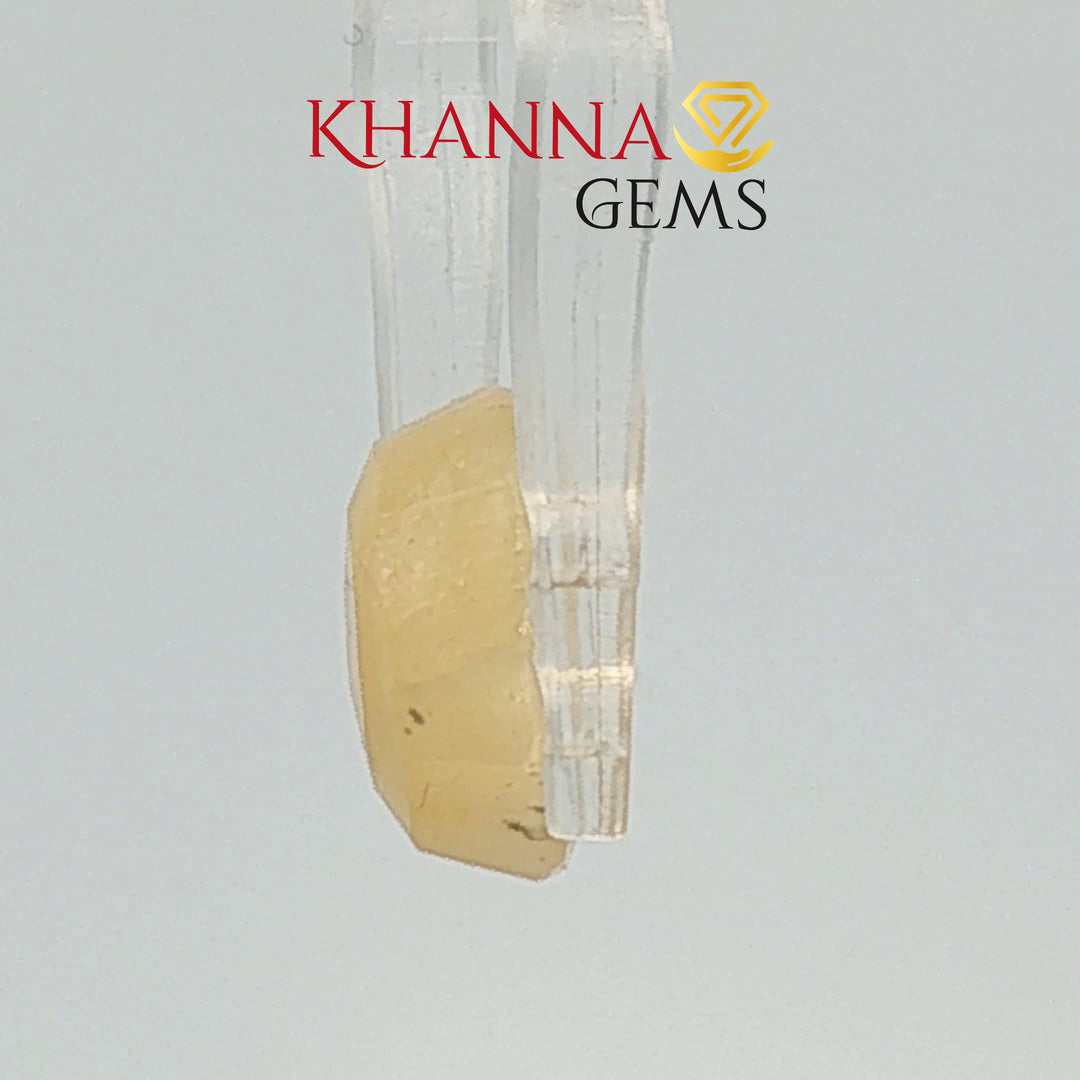 4.75/CT Natural Yellow Sapphire With Govt Lab Certificate-10952D44230