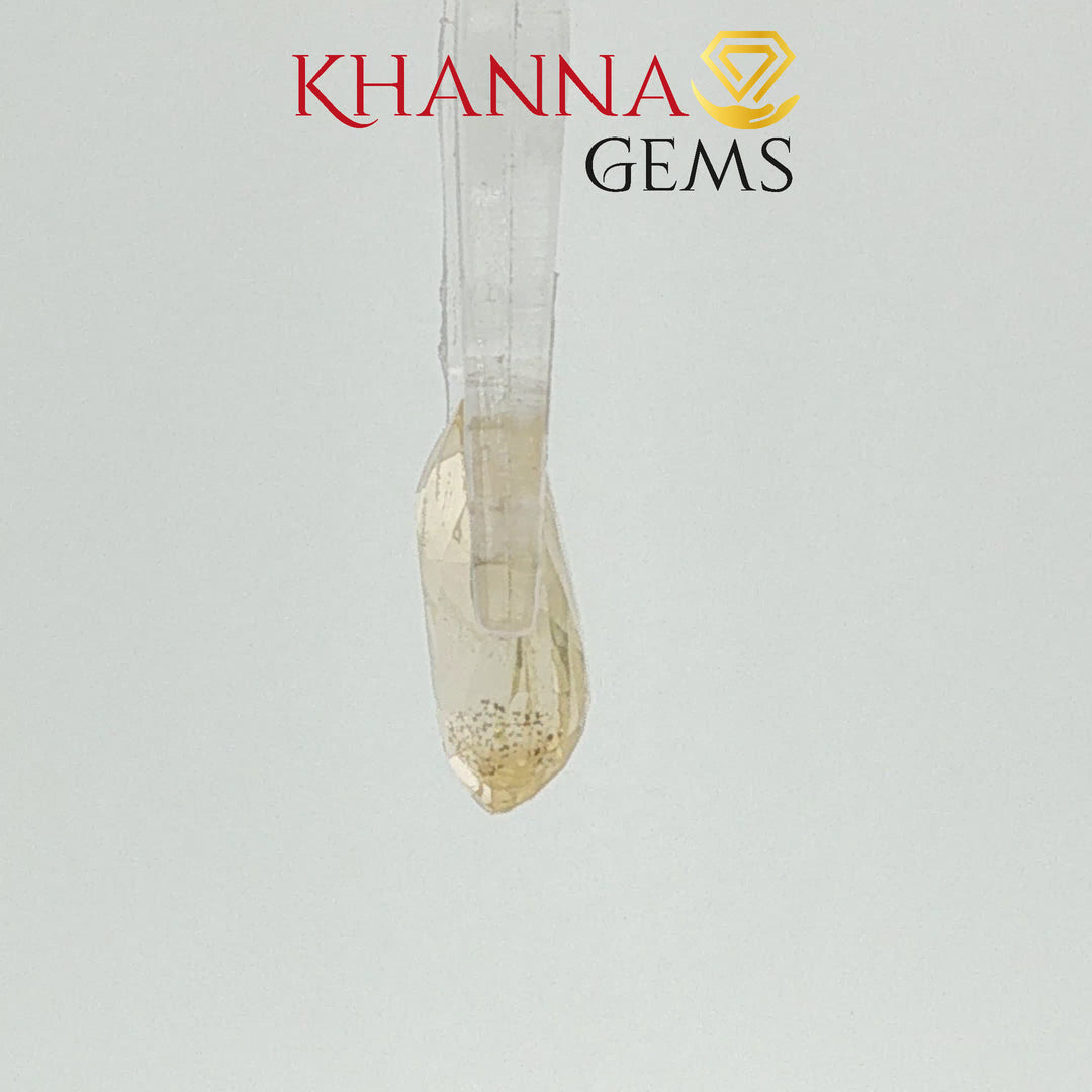 3.77/CT Natural Yellow Sapphire With Govt Lab Certificate-109640