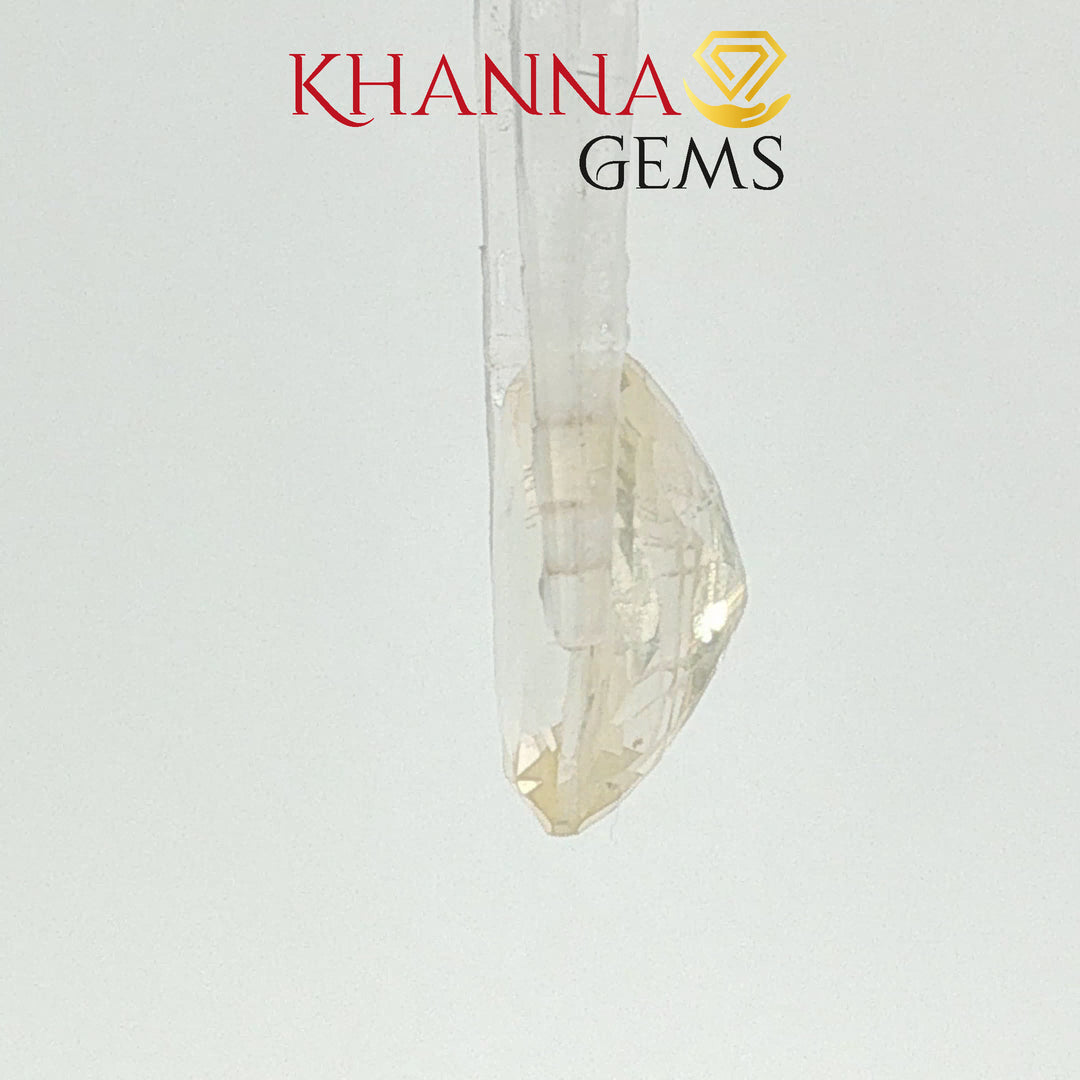6.73/CT Natural Yellow Sapphire With Govt Lab Certificate-109971