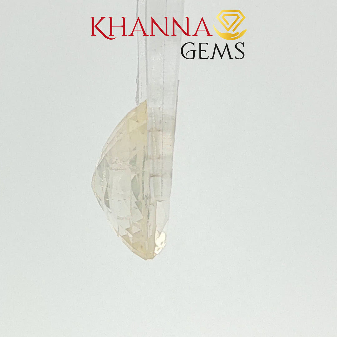 6.73/CT Natural Yellow Sapphire With Govt Lab Certificate-109971