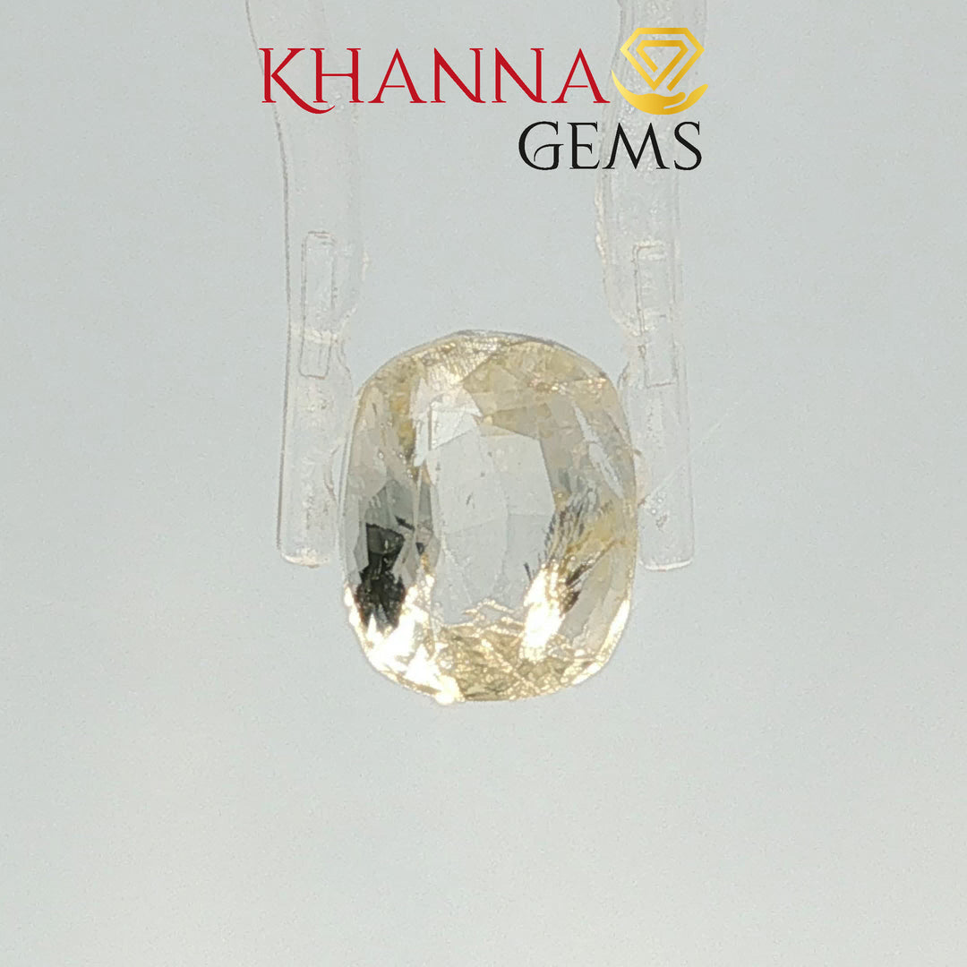 4.93/CT  Natural Yellow Sapphire with Govt Lab Certificate-109974