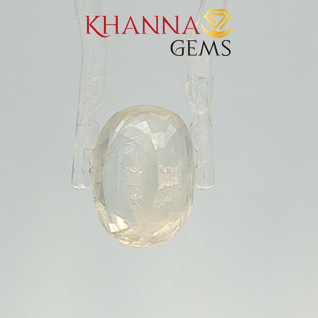 5.84/CT Natural Yellow Sapphire With Govt Lab Certificate-109975