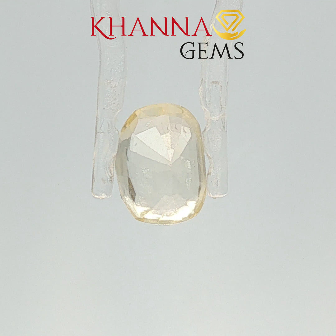 3.08/CT Natural Yellow Sapphire With Govt Lab Certificate-110099