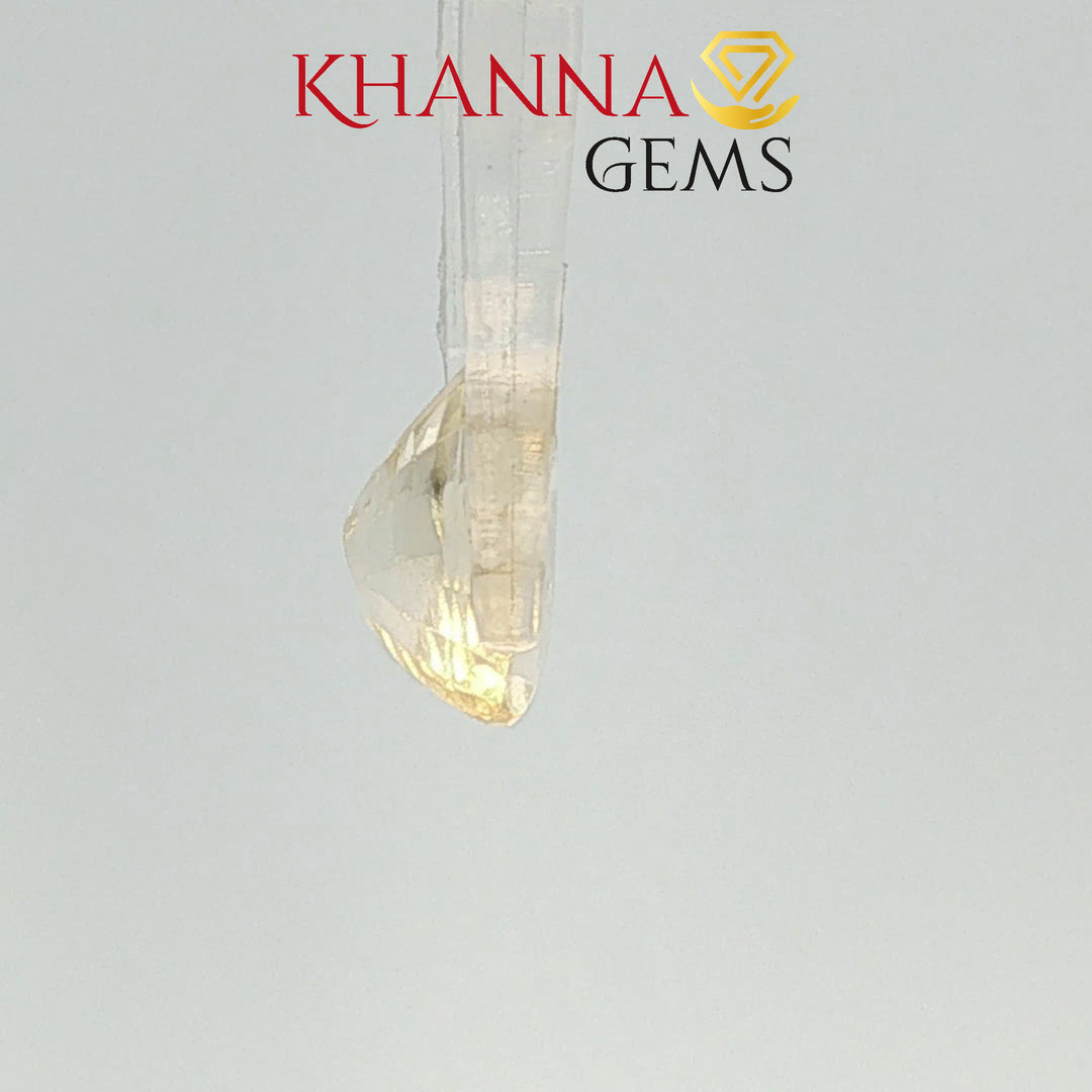 3.08/CT Natural Yellow Sapphire With Govt Lab Certificate-110099