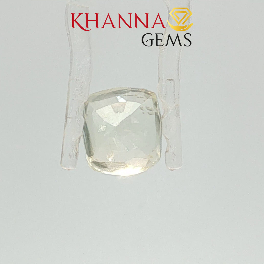 5.76/CT Natural Yellow Sapphire with Govt Lab Certificate-111852