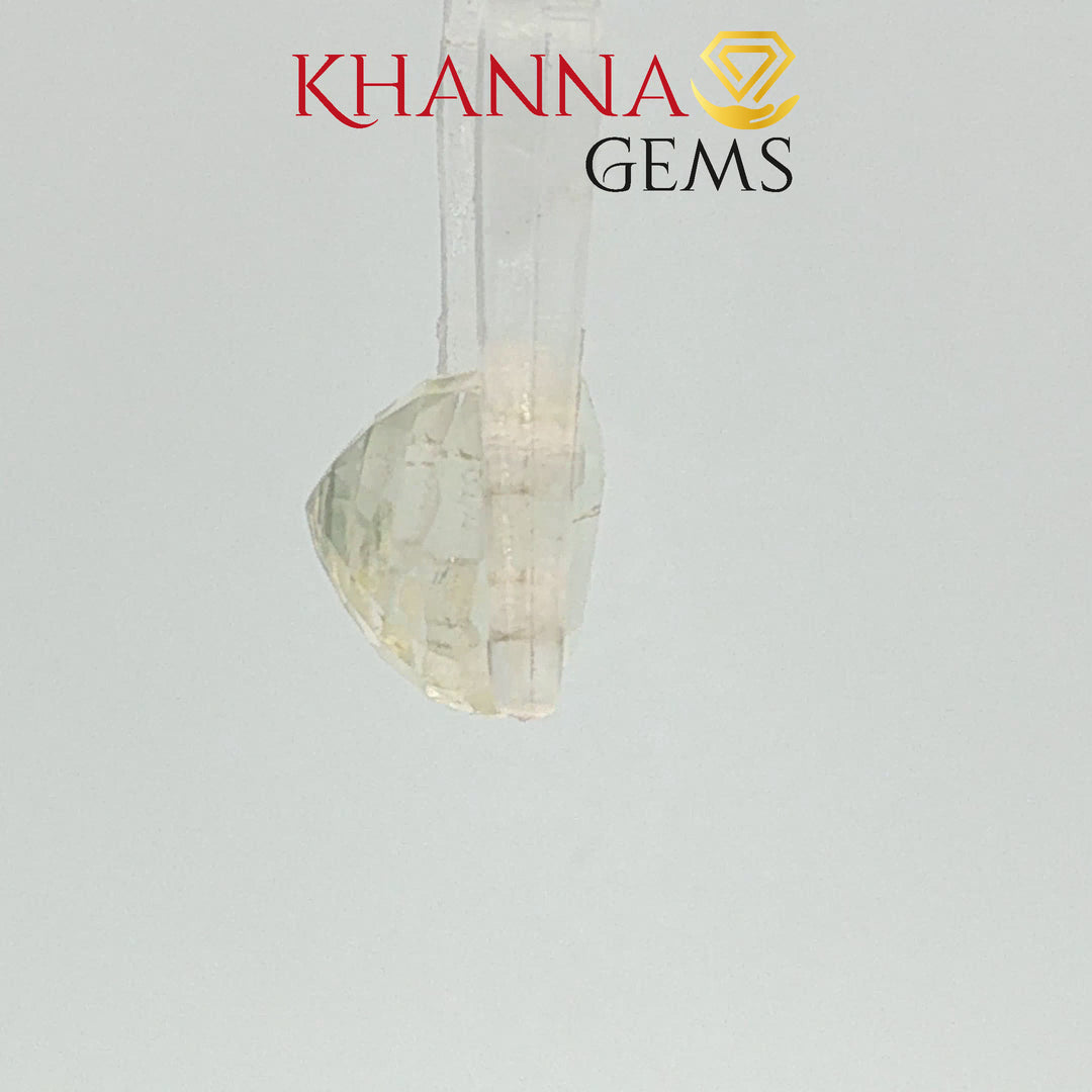 5.76/CT Natural Yellow Sapphire with Govt Lab Certificate-111852