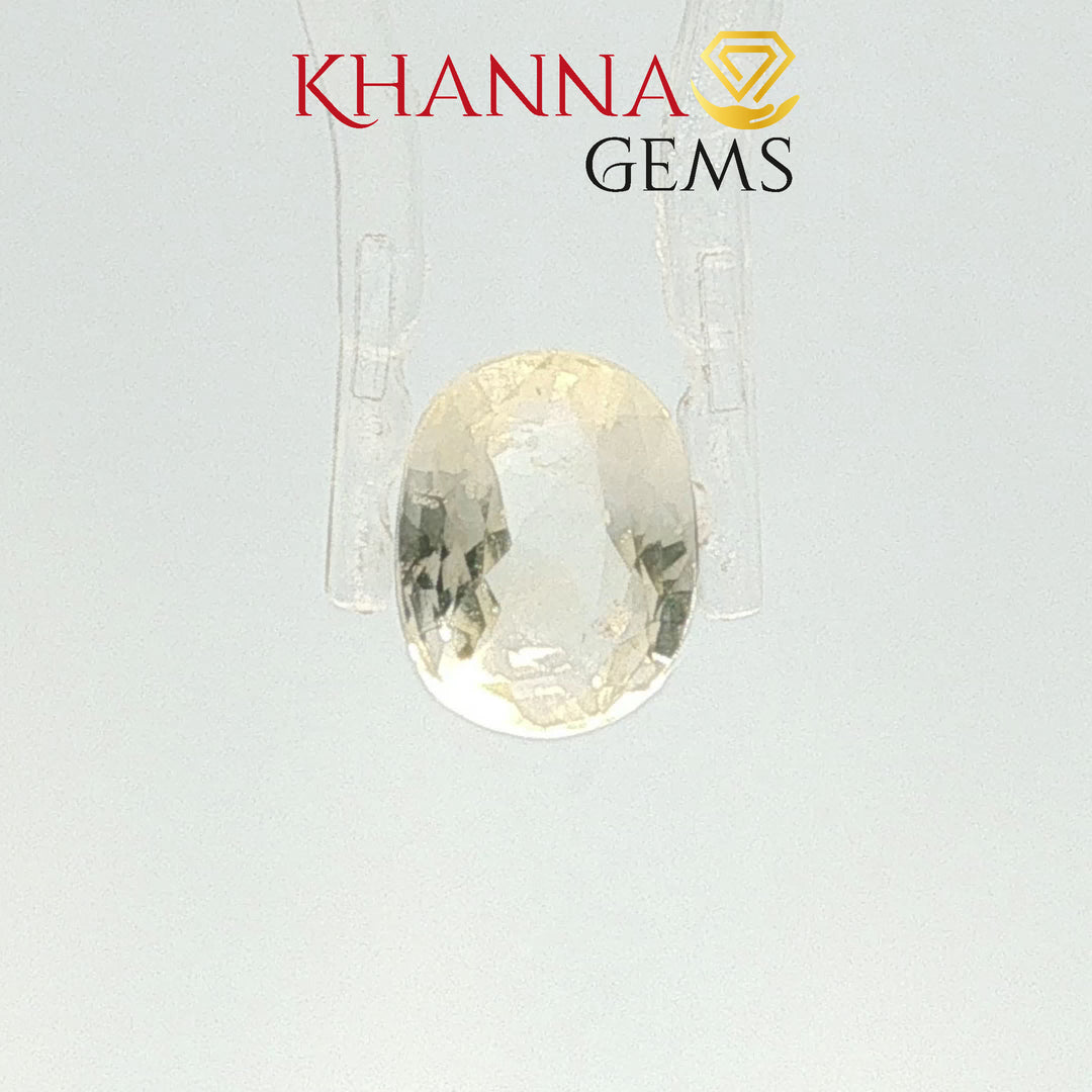 2.98/CT Natural Yellow Sapphire with Govt Lab Certificate-112855