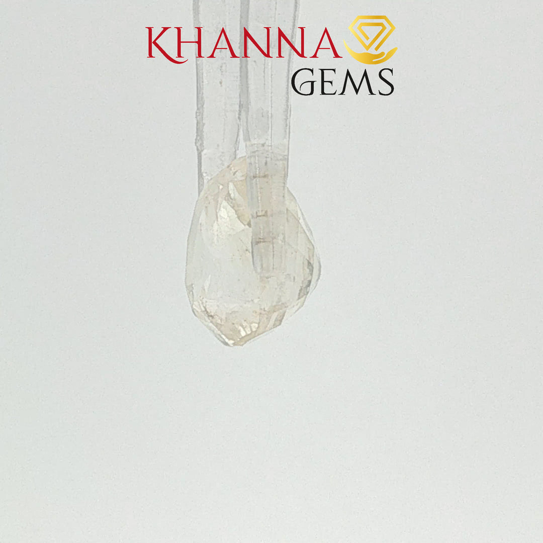 6.86/CT Natural Yellow Sapphire with Govt Lab Certificate-112862