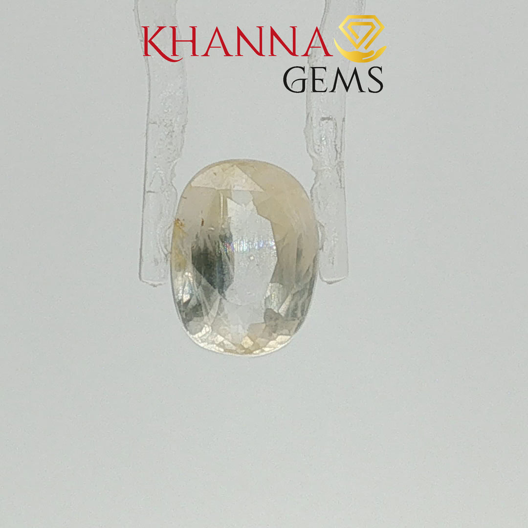 4.73/CT  Natural Yellow Sapphire with Govt Lab Certificate-113305