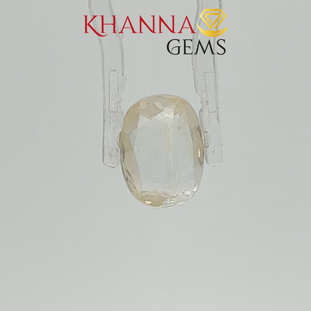 4.73/CT  Natural Yellow Sapphire with Govt Lab Certificate-113305