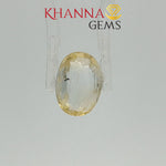 Load image into Gallery viewer, 3.43/CT Natural Yellow Sapphire with Govt Lab Certificate-113400