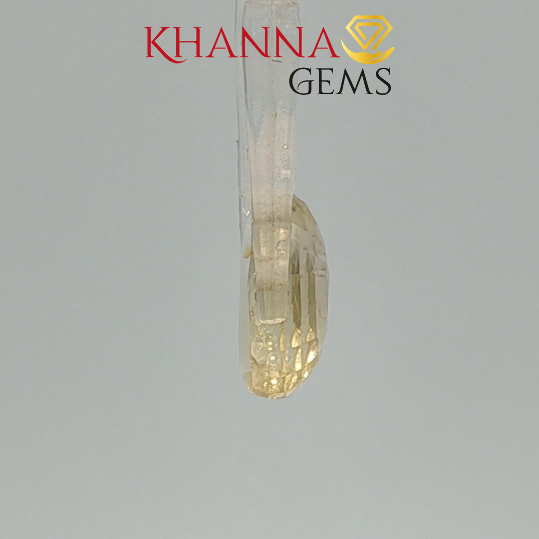 4.79/CT Natural Yellow Sapphire with Govt Lab Certificate-113401